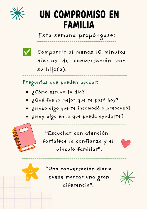 Un compromiso en familia