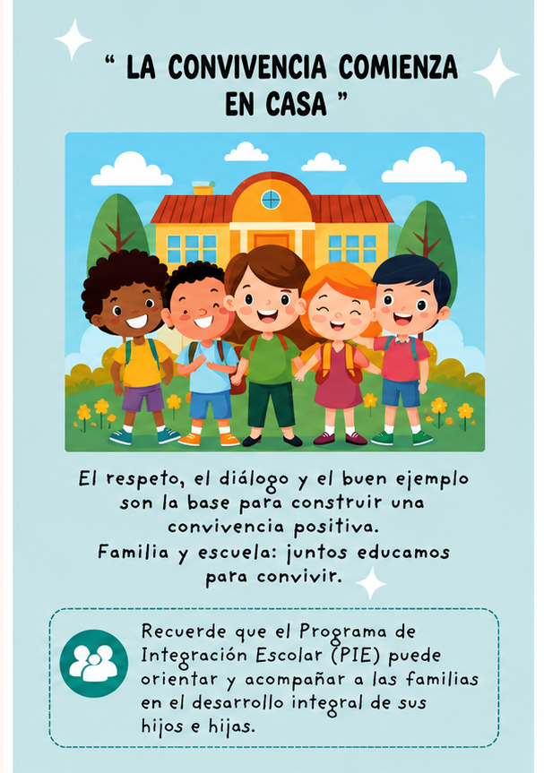 La convivencia comienza en casa