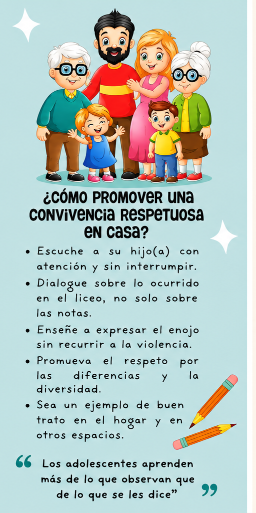 Cómo promover una convivencia respetuosa en casa
