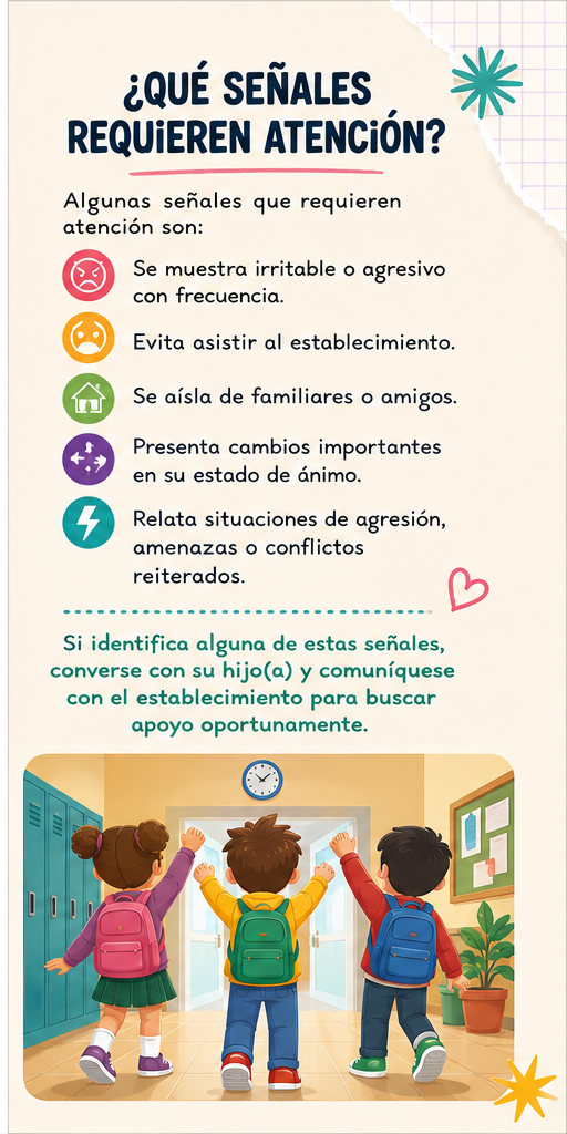 Qué señales requieren atención